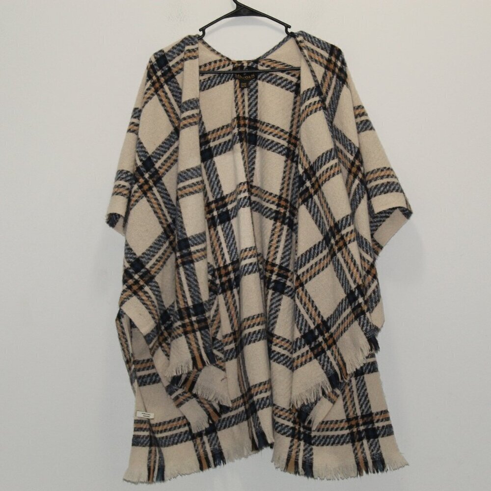 Lincoln Outfitters Plaid Poncho